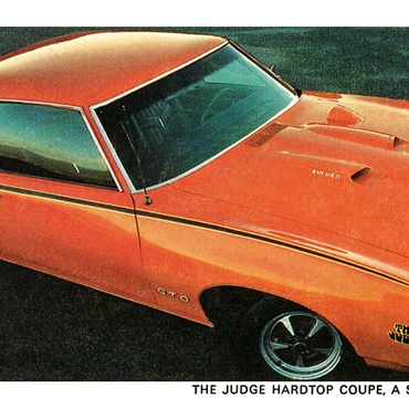 1969 GTO Judge Postcard