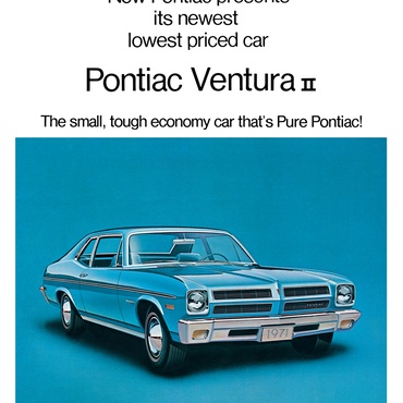 1971 Pontiac Economy Cars Brochure