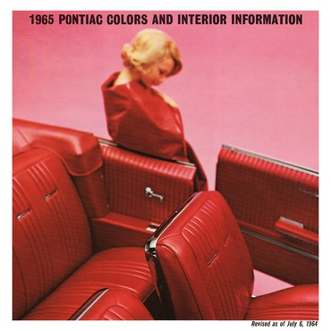 1965 Pontiac Colors and Interior Information