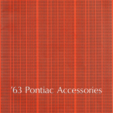 '63 Pontiac Accessories