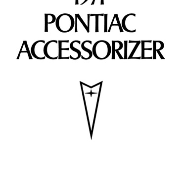 1971 Pontiac Accessorizer